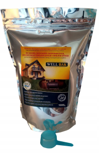WELLBAK BAKTÉRIE PRE EKOLOGICKÉ A SEPTICKÉ ČISTIARNE 1kg Odstraňuje pachy
